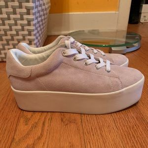 Platform Suede Sneakers
